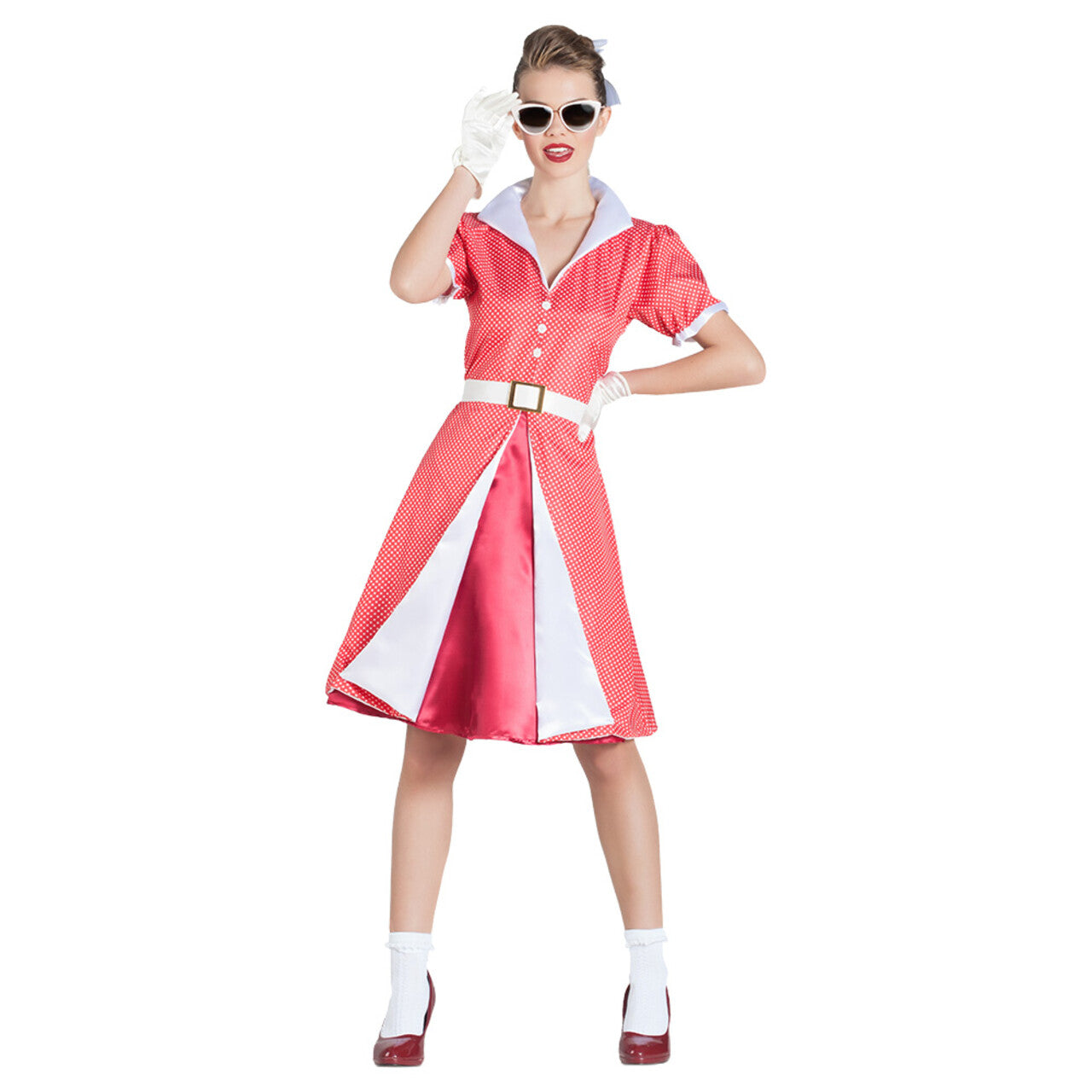 Op deze afbeelding zie je een Kostuums, van het merk Boland. Fifties Classy Barbara Vrouw Kostuum