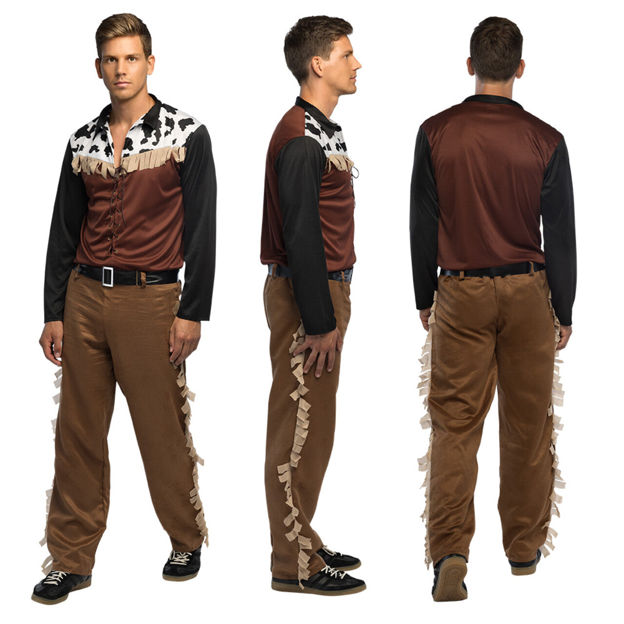 Op deze afbeelding zie je een Kostuums, van het merk Boland. Cowboy Austin Man Kostuum