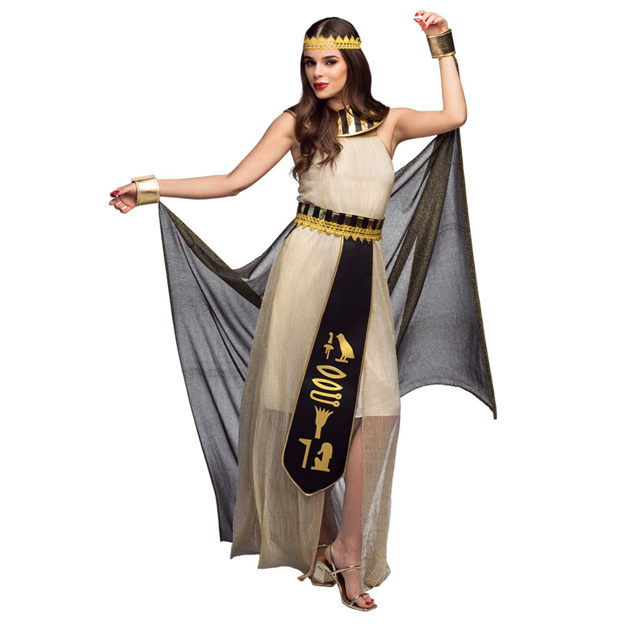 Op deze afbeelding zie je een Kostuums, van het merk Boland. Elegante Egyptische Dame Dalilah Vrouw Kostuum