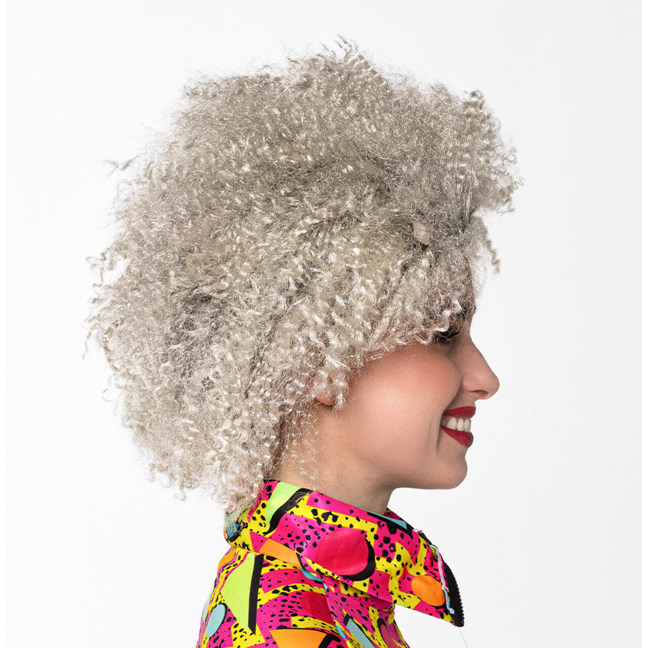 Op deze afbeelding zie je een Accessoires, van het merk Boland. Pruik Totally Eighties Wafel Haar