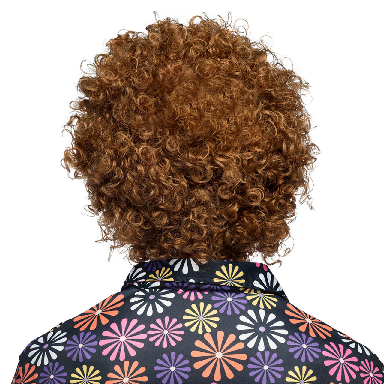 Op deze afbeelding zie je een Accessoires, van het merk Boland. Pruik Hippie Groove Bruin