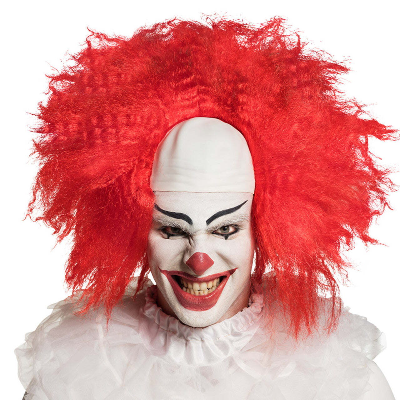 Op deze afbeelding zie je een Accessoires, van het merk Boland. Pruik Horror Clown Playtime