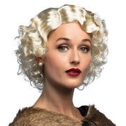 Op deze afbeelding zie je een Accessoires, van het merk Boland. Pruik Jaren 20 Helen Highblond