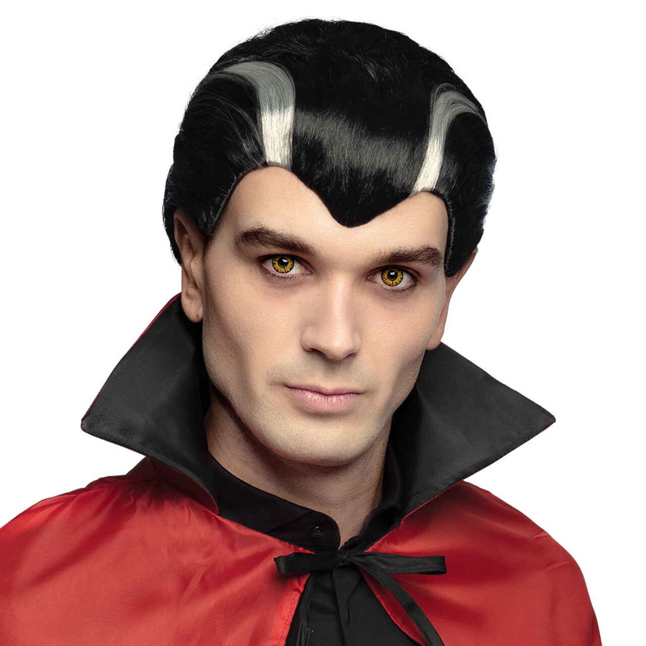 Op deze afbeelding zie je een Accessoires, van het merk Boland. Pruik Vampier Graaf Alexandru