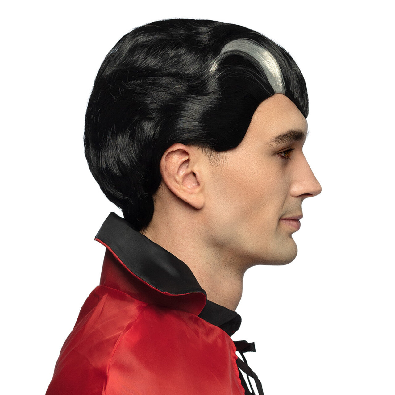 Op deze afbeelding zie je een Accessoires, van het merk Boland. Pruik Vampier Graaf Alexandru
