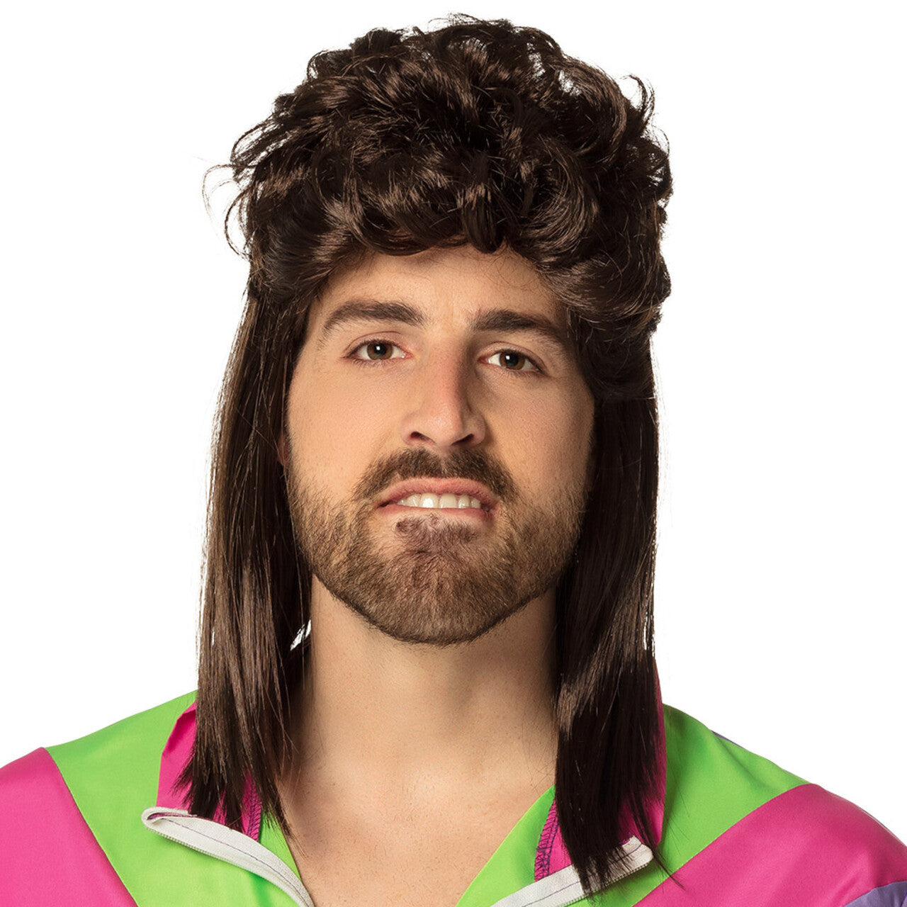 Op deze afbeelding zie je een Accessoires, van het merk Boland. Pruik Arie Aso Bruin