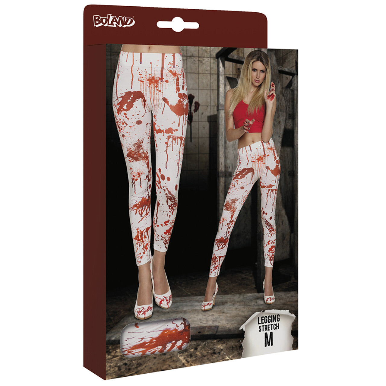 Op deze afbeelding zie je een Kostuums, van het merk Boland. Legging Bloody Legs Vrouw