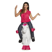 Op deze afbeelding zie je een Kostuums, van het merk Boland. Op De Rug Van Een Fabelachtige Unicorn Vrouw Kostuum