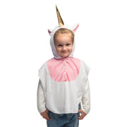Op deze afbeelding zie je een Kostuums, van het merk Boland. Kinderponcho Kleine Eenhoorn Kind
