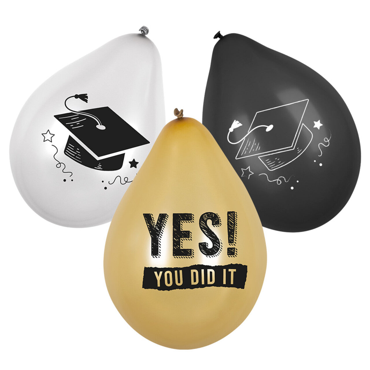 Op deze afbeelding zie je een Decoratie, van het merk Boland. Ballonnen Geslaagd Yes! You Did It