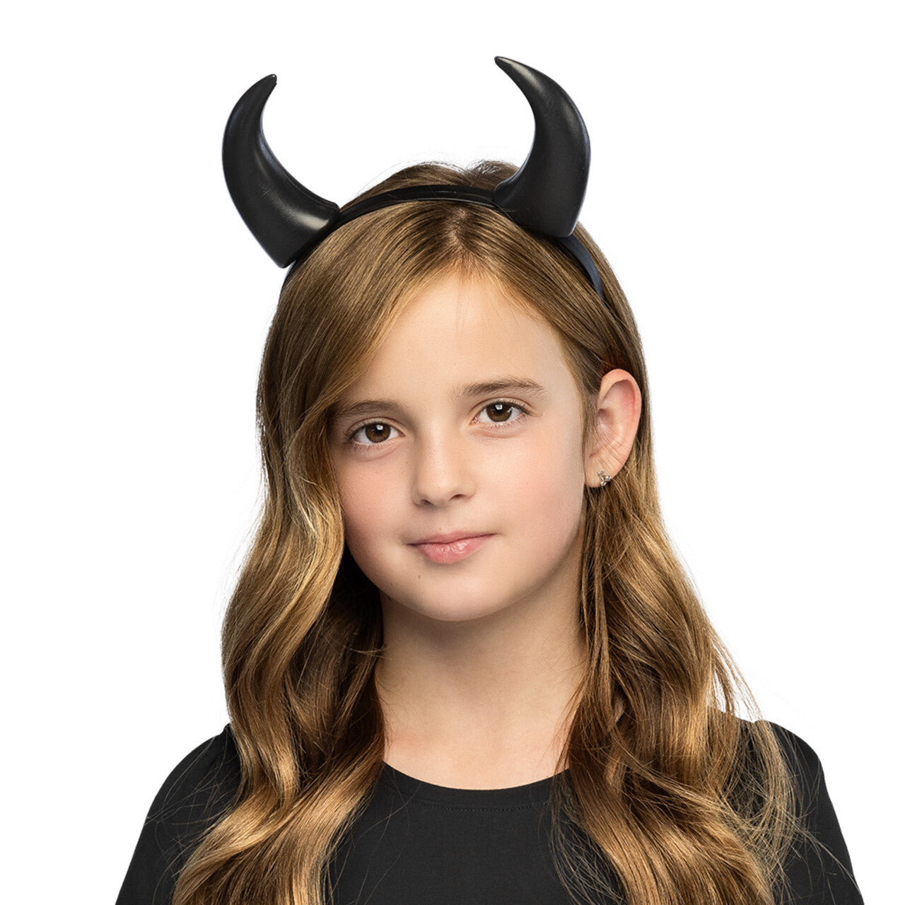 Op deze afbeelding zie je een Accessoires, van het merk Boland. Haarband Duivelhoorntjes Zwart