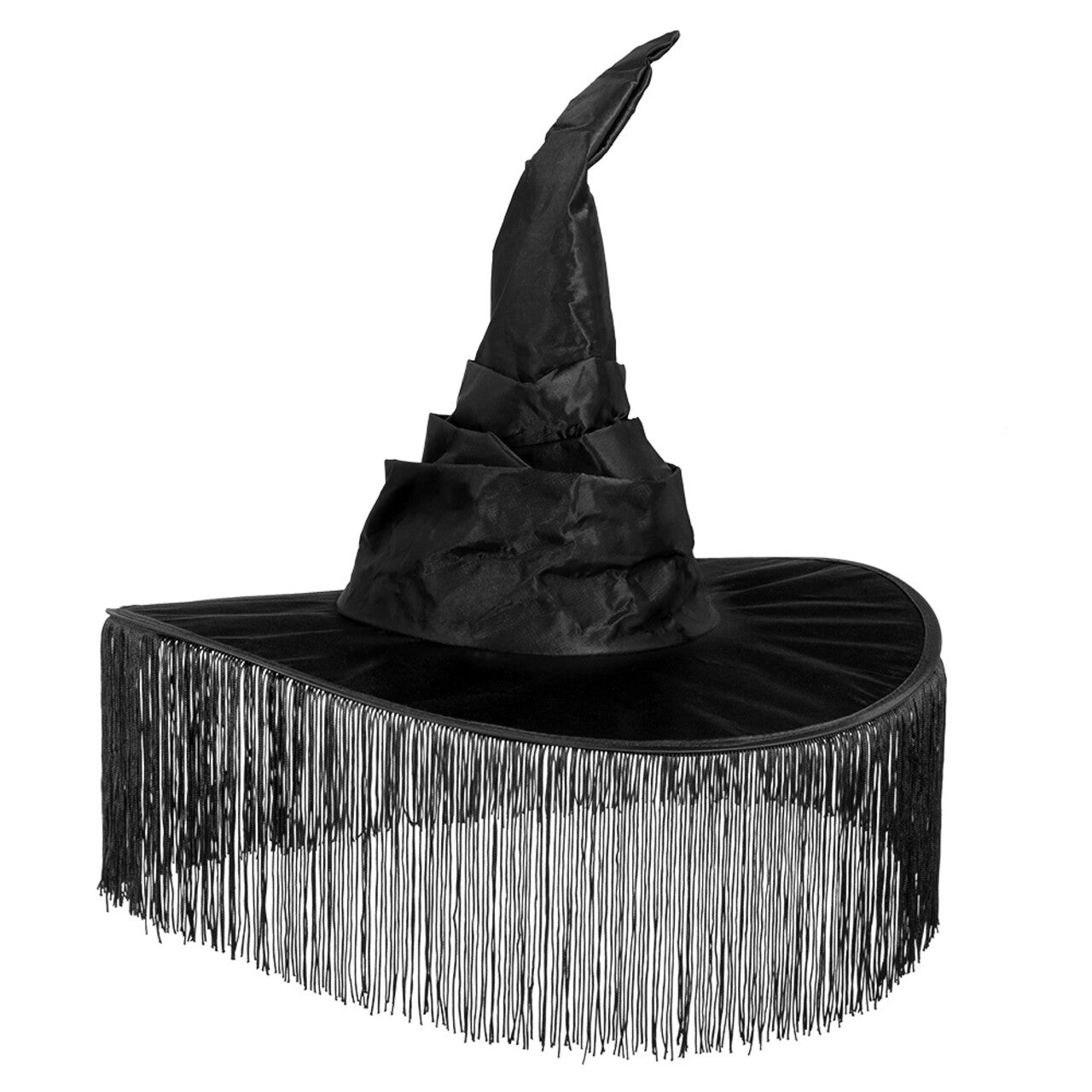 Op deze afbeelding zie je een Accessoires, van het merk Boland. Heksenhoed Wicca Met Franjes
