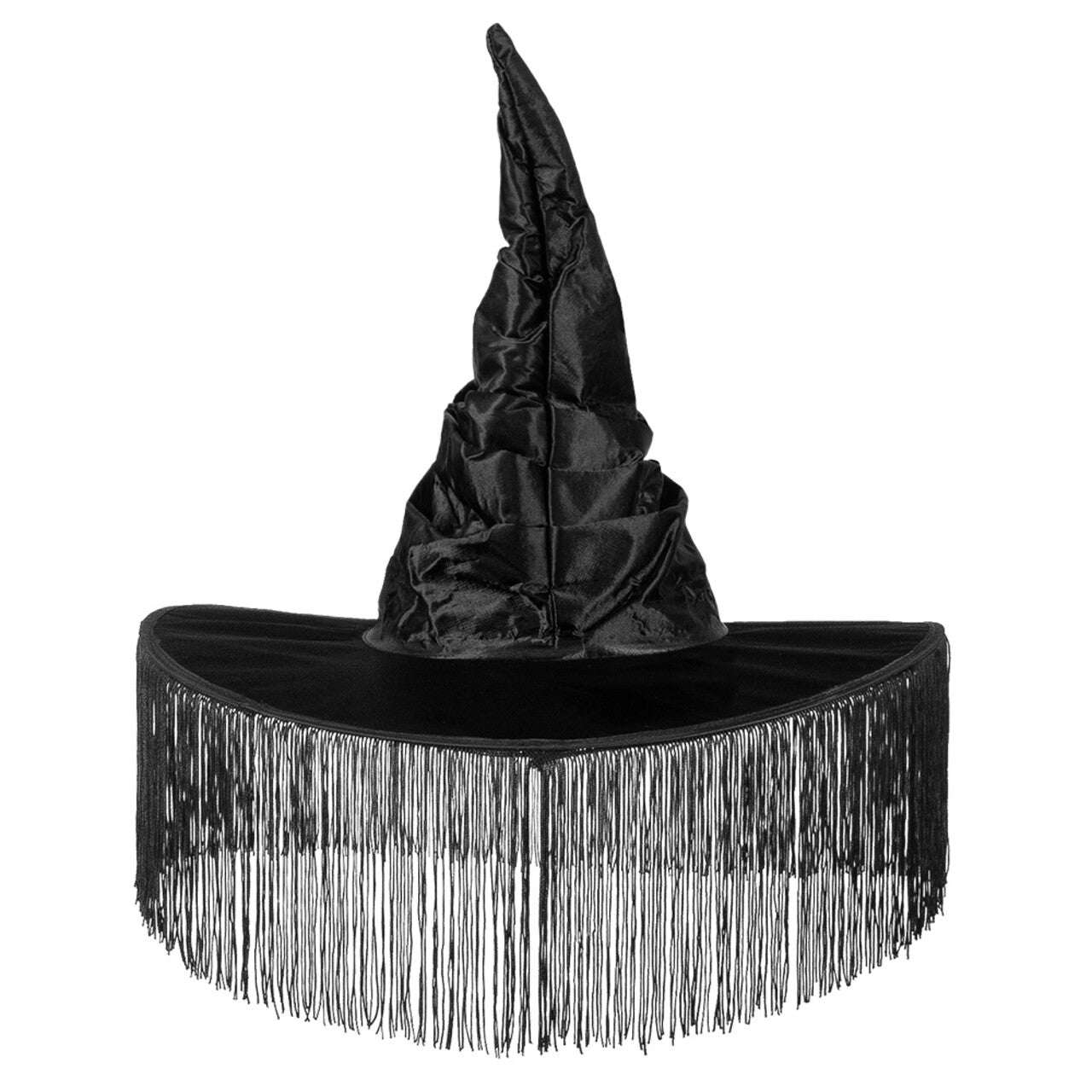 Op deze afbeelding zie je een Accessoires, van het merk Boland. Heksenhoed Wicca Met Franjes