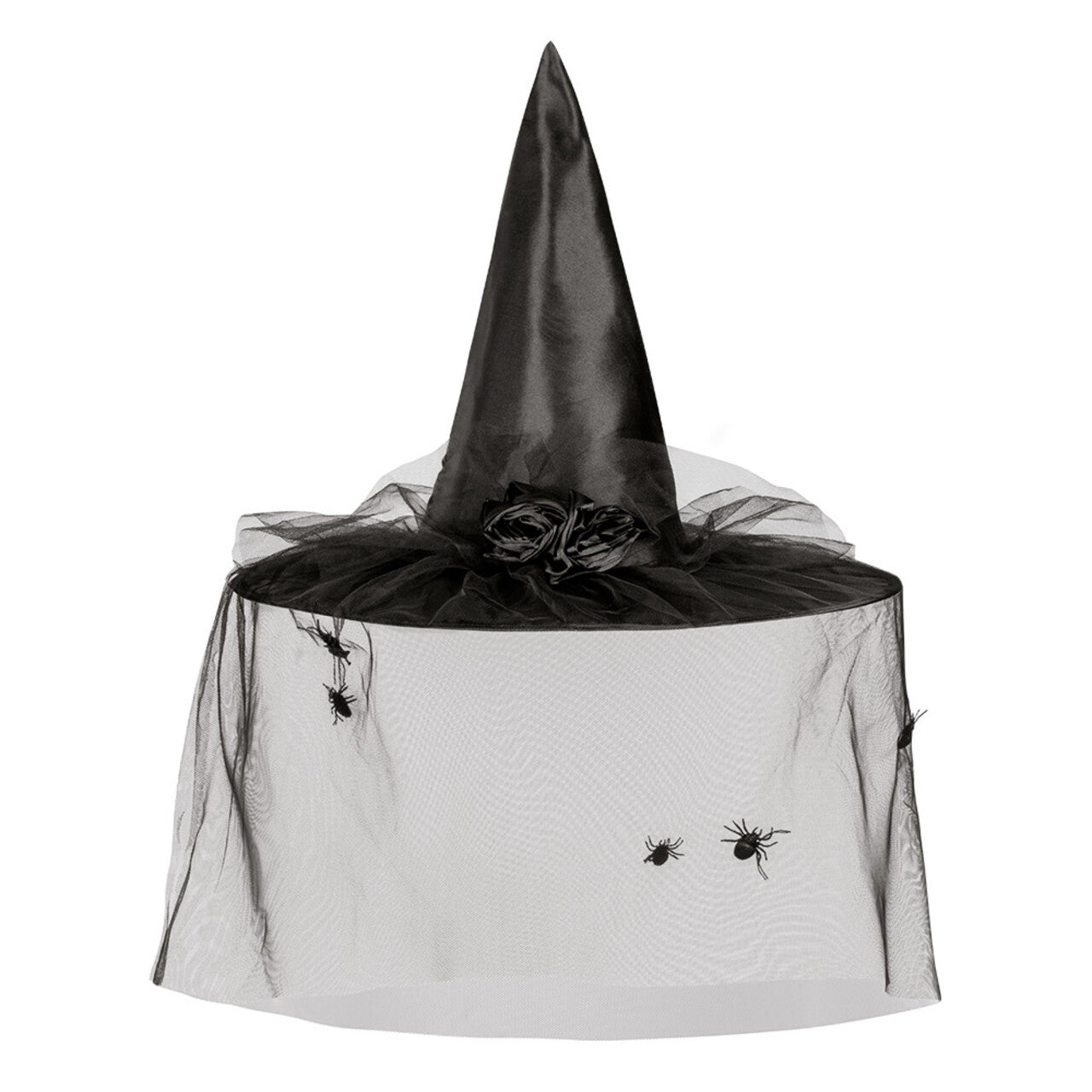 Op deze afbeelding zie je een Accessoires, van het merk Boland. Hoed Met Sluier Heks Esmeralda