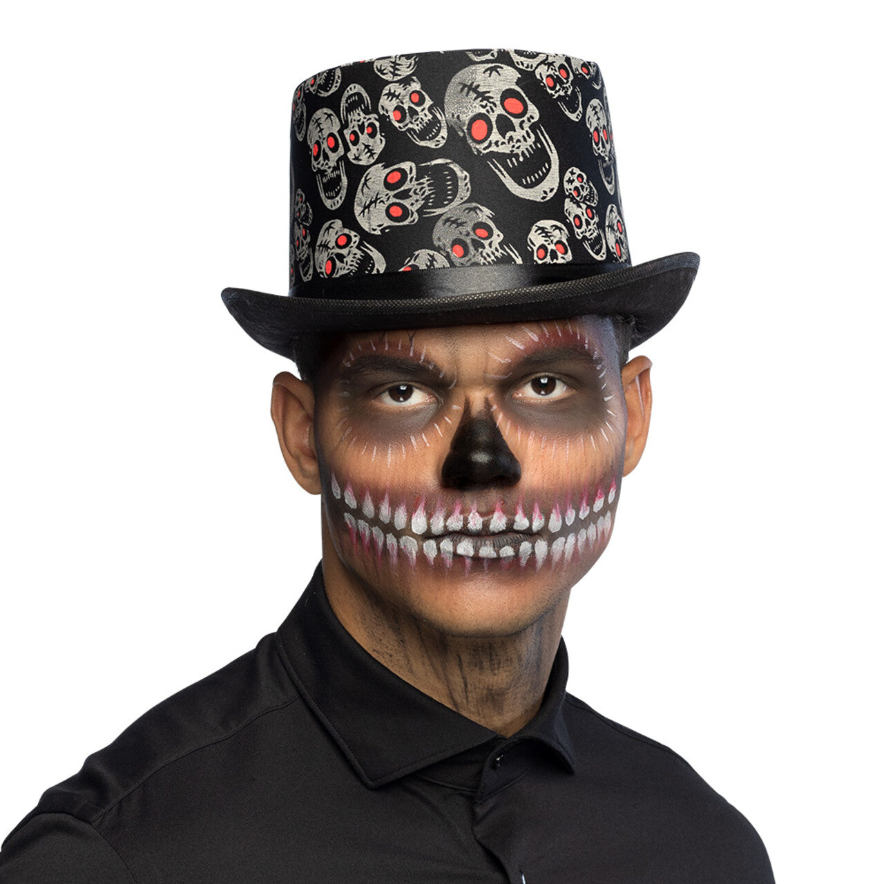Op deze afbeelding zie je een Accessoires, van het merk Boland. Hoed Skull Blink