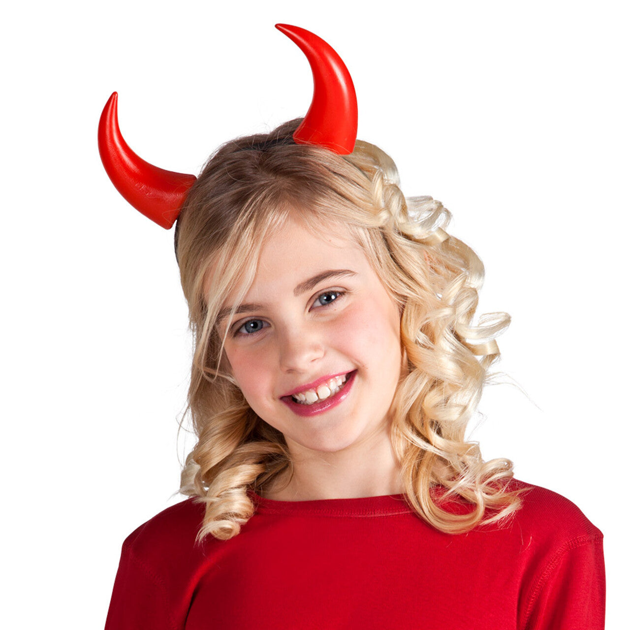 Op deze afbeelding zie je een Accessoires, van het merk Boland. Diadeem Duivelhoorntjes
