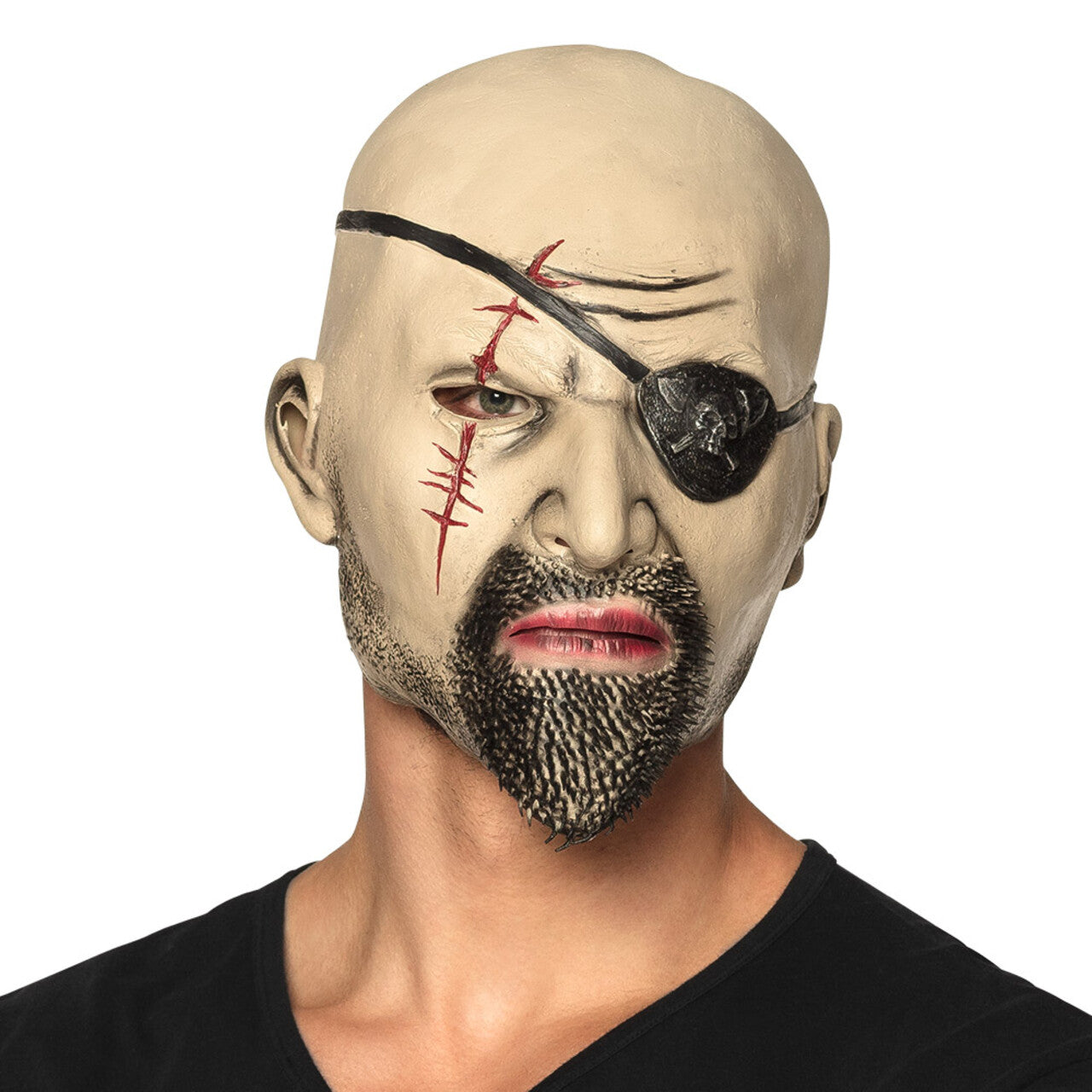 Op deze afbeelding zie je een Accessoires, van het merk Boland. Masker Piraat De Grote Schurk