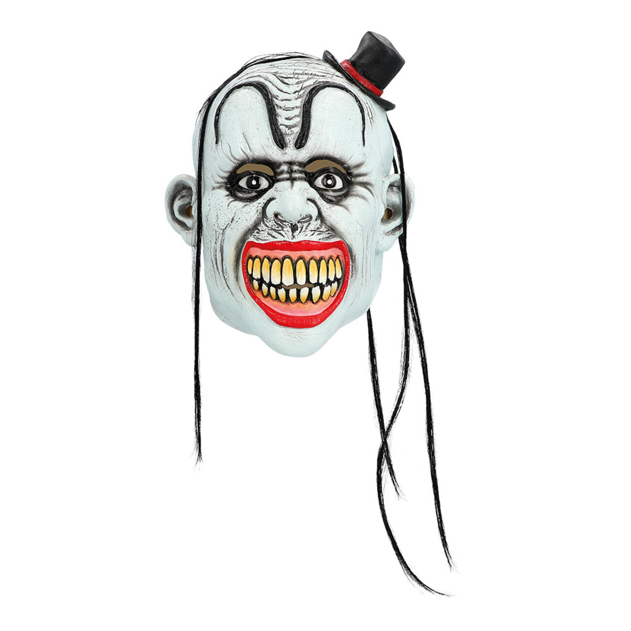 Op deze afbeelding zie je een Accessoires, van het merk Boland. Masker Met Haar Clown Slechte Rik