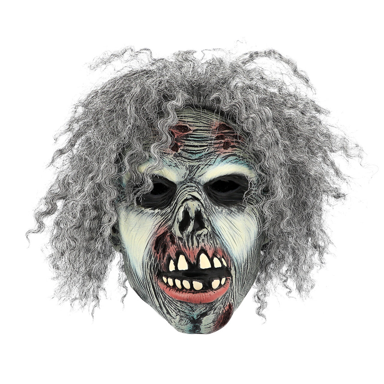 Op deze afbeelding zie je een Accessoires, van het merk Boland. Latex Hoofdmasker Gekke Zombie