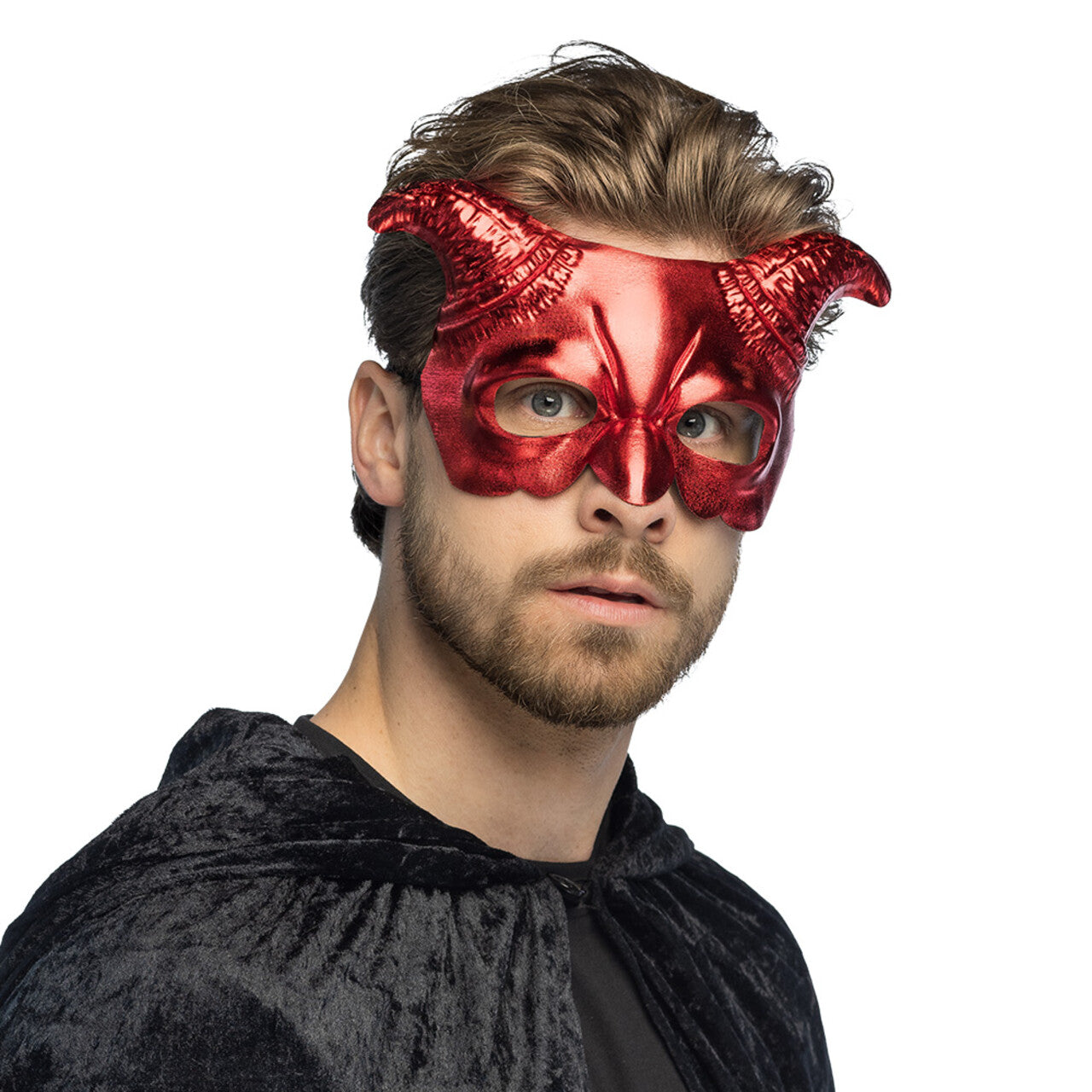 Op deze afbeelding zie je een Accessoires, van het merk Boland. Masker Mystery Demoon