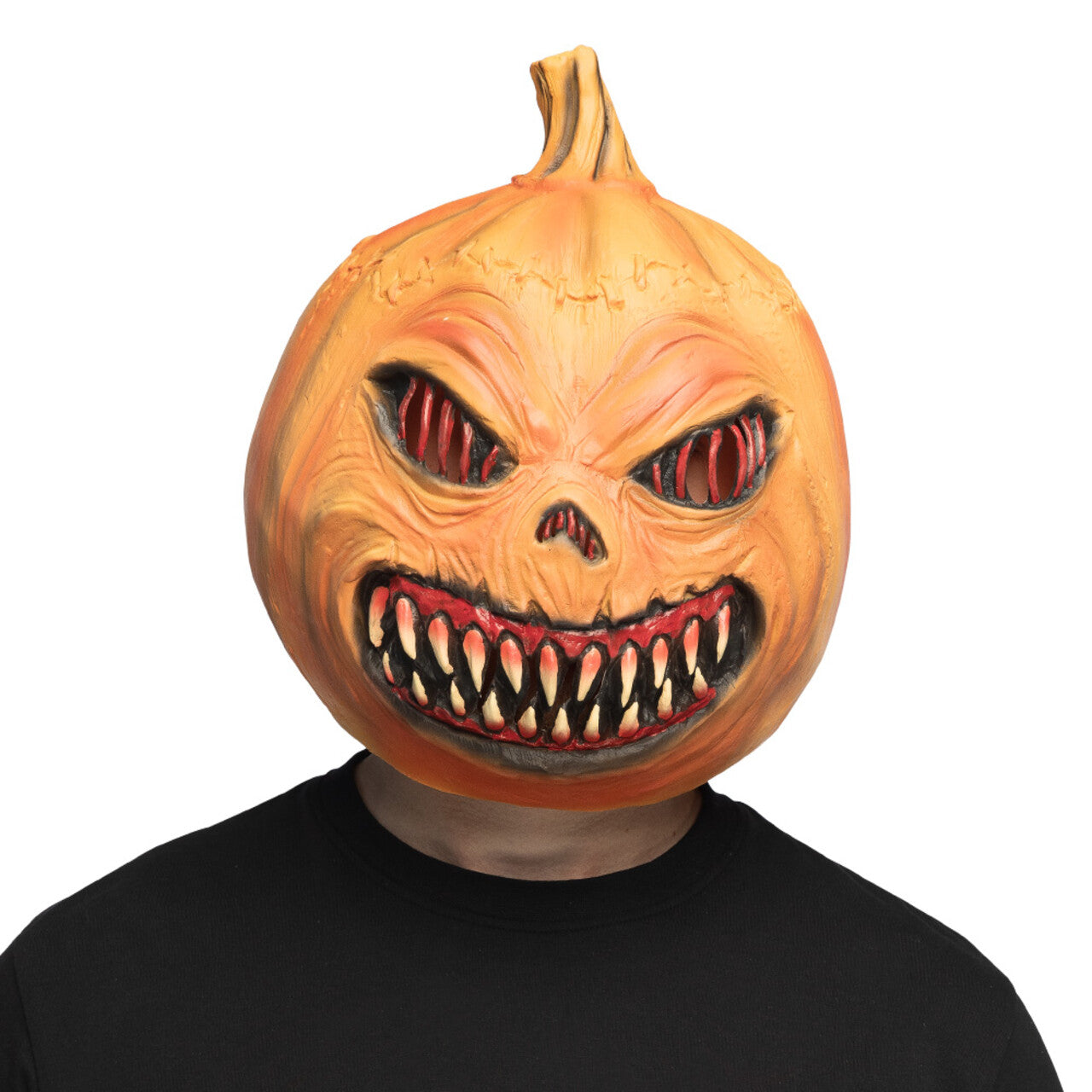 Op deze afbeelding zie je een Accessoires, van het merk Boland. Masker Evil Pumpkin Monster