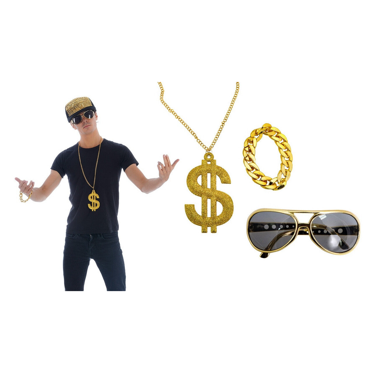 Op deze afbeelding zie je een Accessoires, van het merk Chaks. Golden Pimpmoney Set