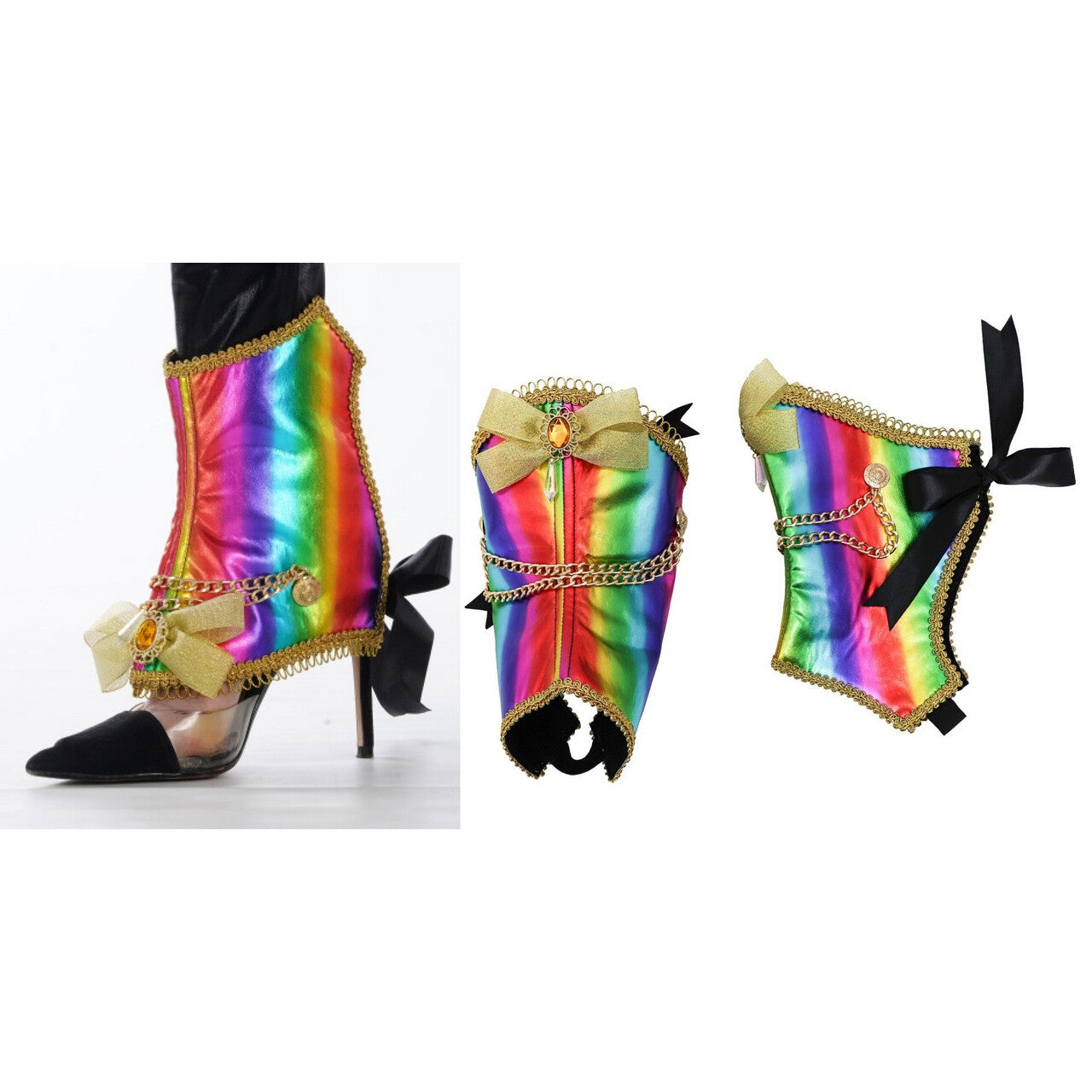 Op deze afbeelding zie je een Accessoires, van het merk Chaks. Crazy Carnival Schoenhoezen Rainbow Walk