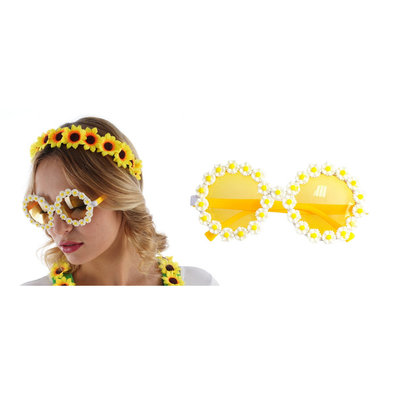 Op deze afbeelding zie je een Accessoires, van het merk Chaks. Hippie Bril Madelief