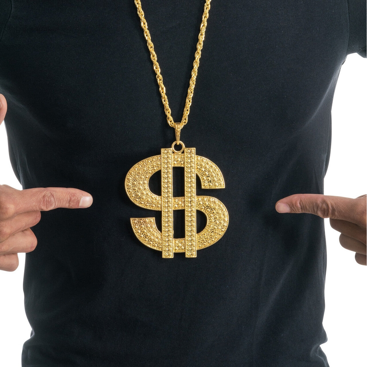Op deze afbeelding zie je een Accessoires, van het merk Chaks. Ketting Rapper Mc Make Money