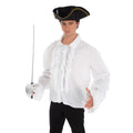 Witte Piraten Blouse Met Rouches Man