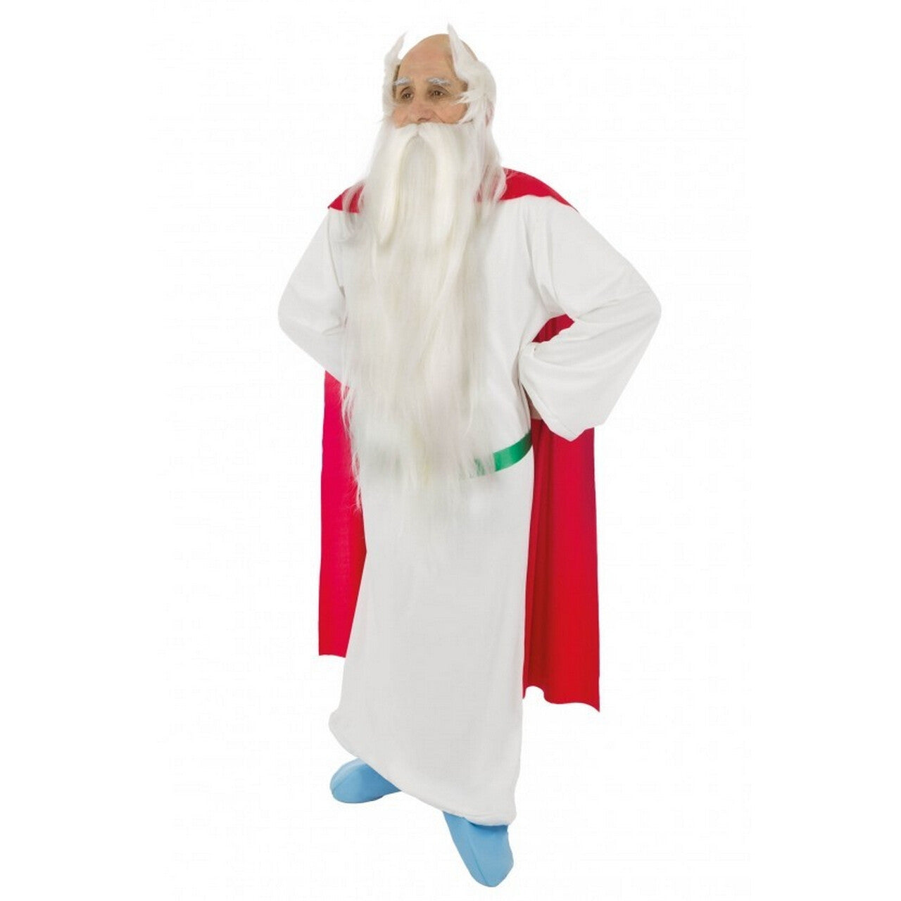 Op deze afbeelding zie je een Kostuums, van het merk Chaks. De Druide Panoramix Man Kostuum