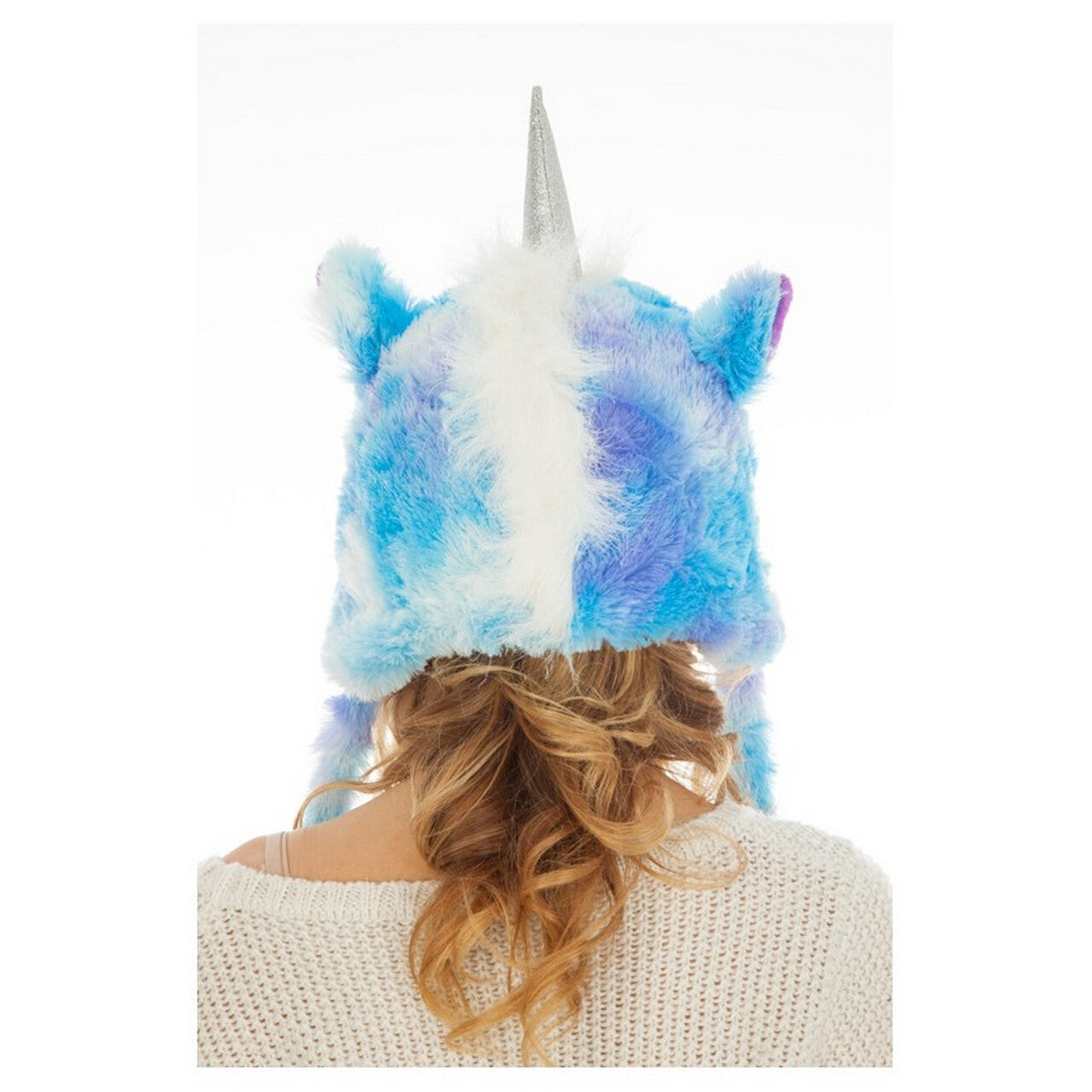 Op deze afbeelding zie je een Accessoires, van het merk Chaks. Blauwe Eenhoorn Muts