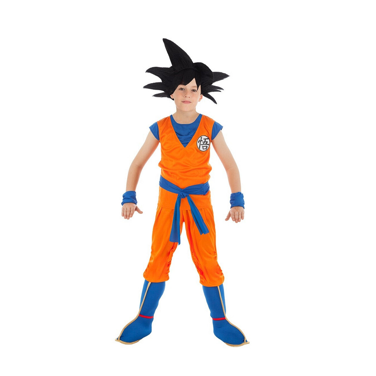 Op deze afbeelding zie je een Kostuums, van het merk Chaks. Goku Saiya Kind Jongen Kostuum