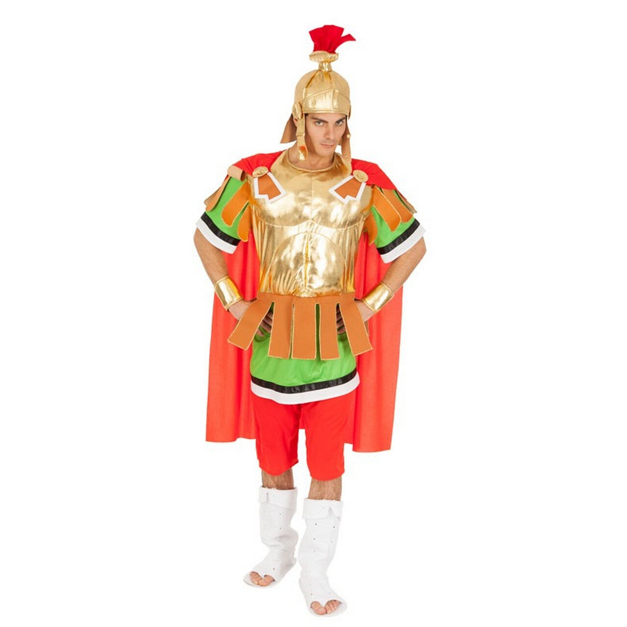 Op deze afbeelding zie je een Kostuums, van het merk Chaks. Centurion Soldaat Uit Asterix Man Kostuum