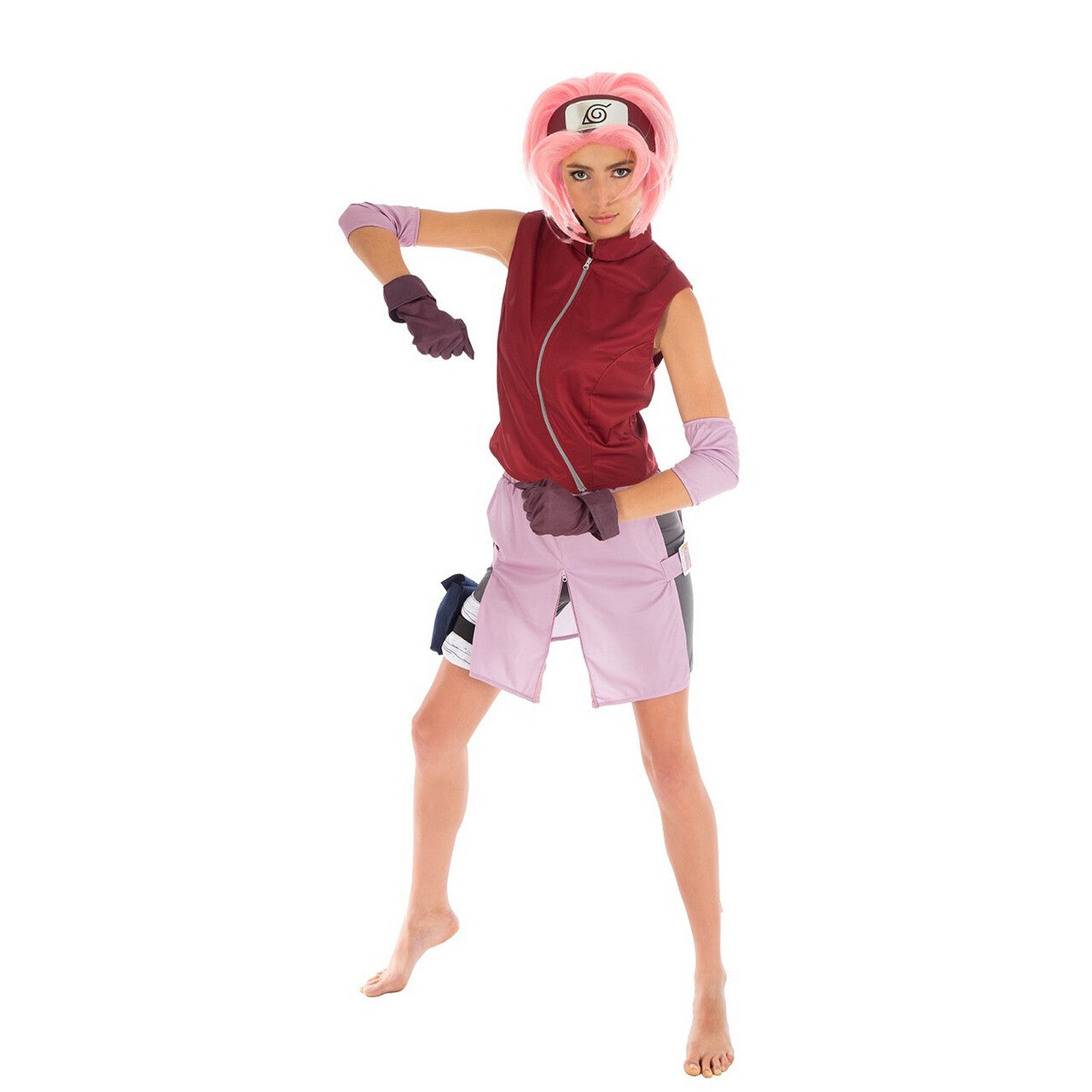 Op deze afbeelding zie je een Kostuums, van het merk Chaks. Sakura Haruno Manga Naturo Vrouw Kostuum