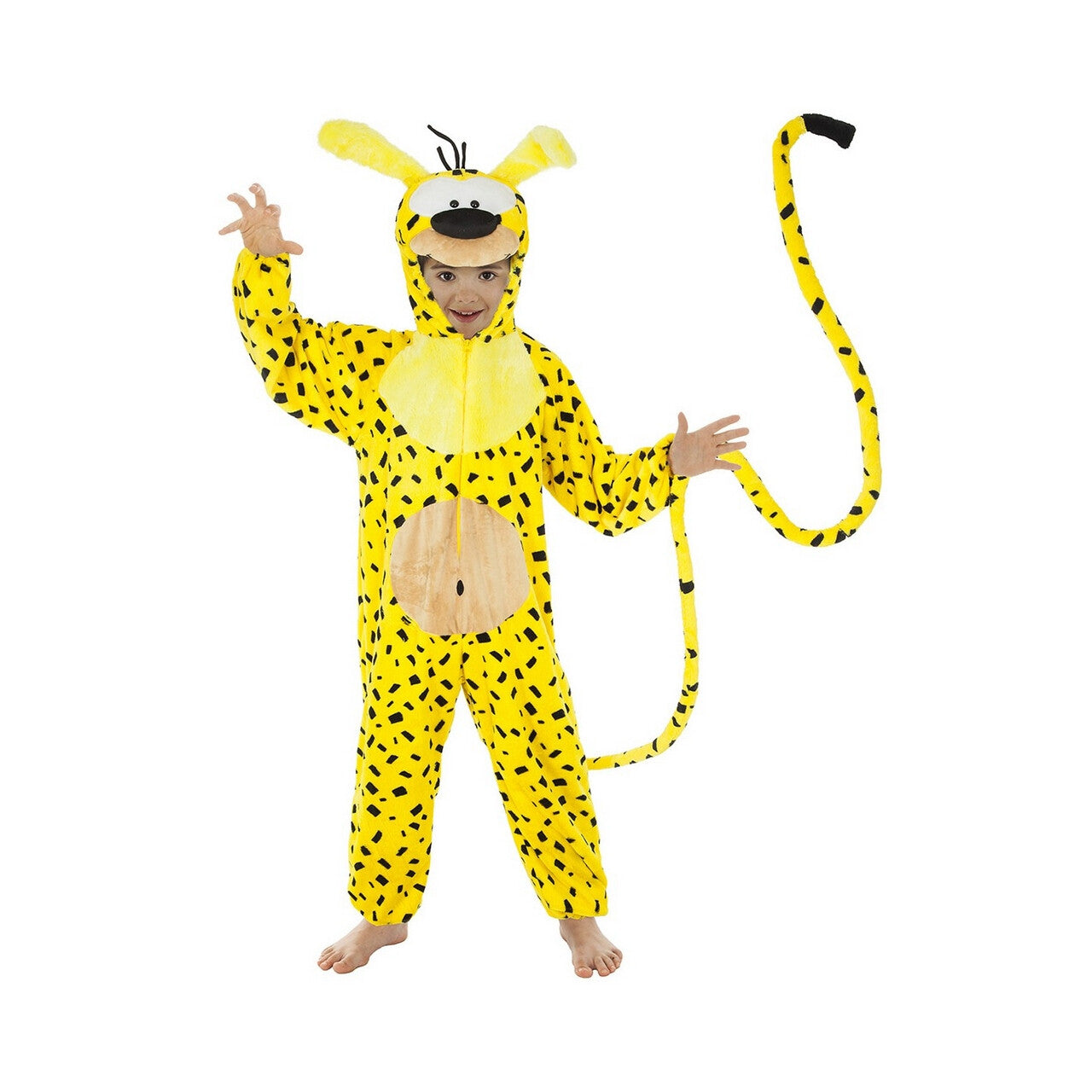 Op deze afbeelding zie je een Kostuums, van het merk Chaks. Marsupilami Van Robbedoes Kind Kostuum