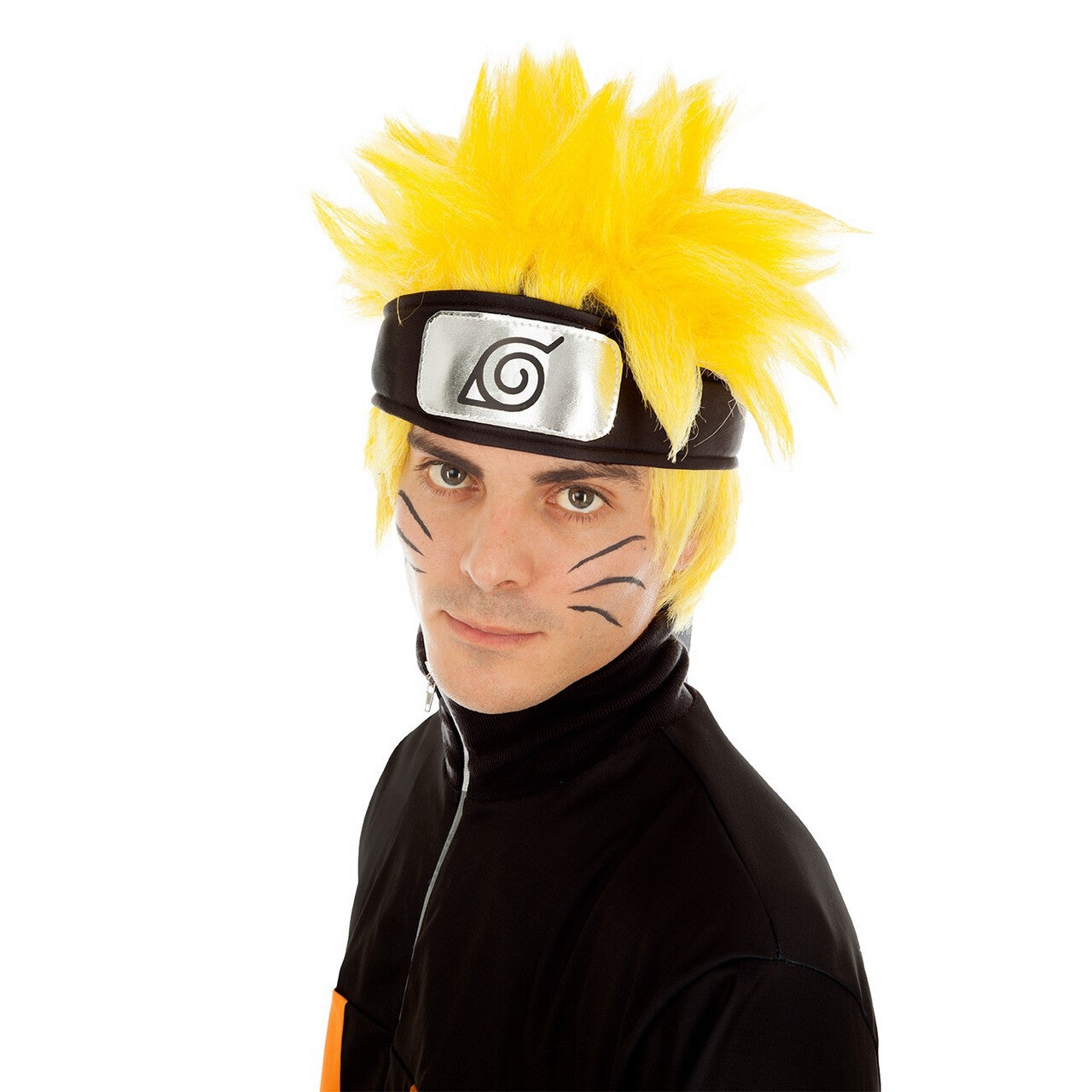 Op deze afbeelding zie je een Accessoires, van het merk Chaks. Naruto Uzumaki Pruik Geel
