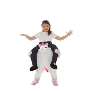 Op deze afbeelding zie je een Kostuums, van het merk Chaks. Piggyback Unieke Unicorn Kind Kind Kostuum