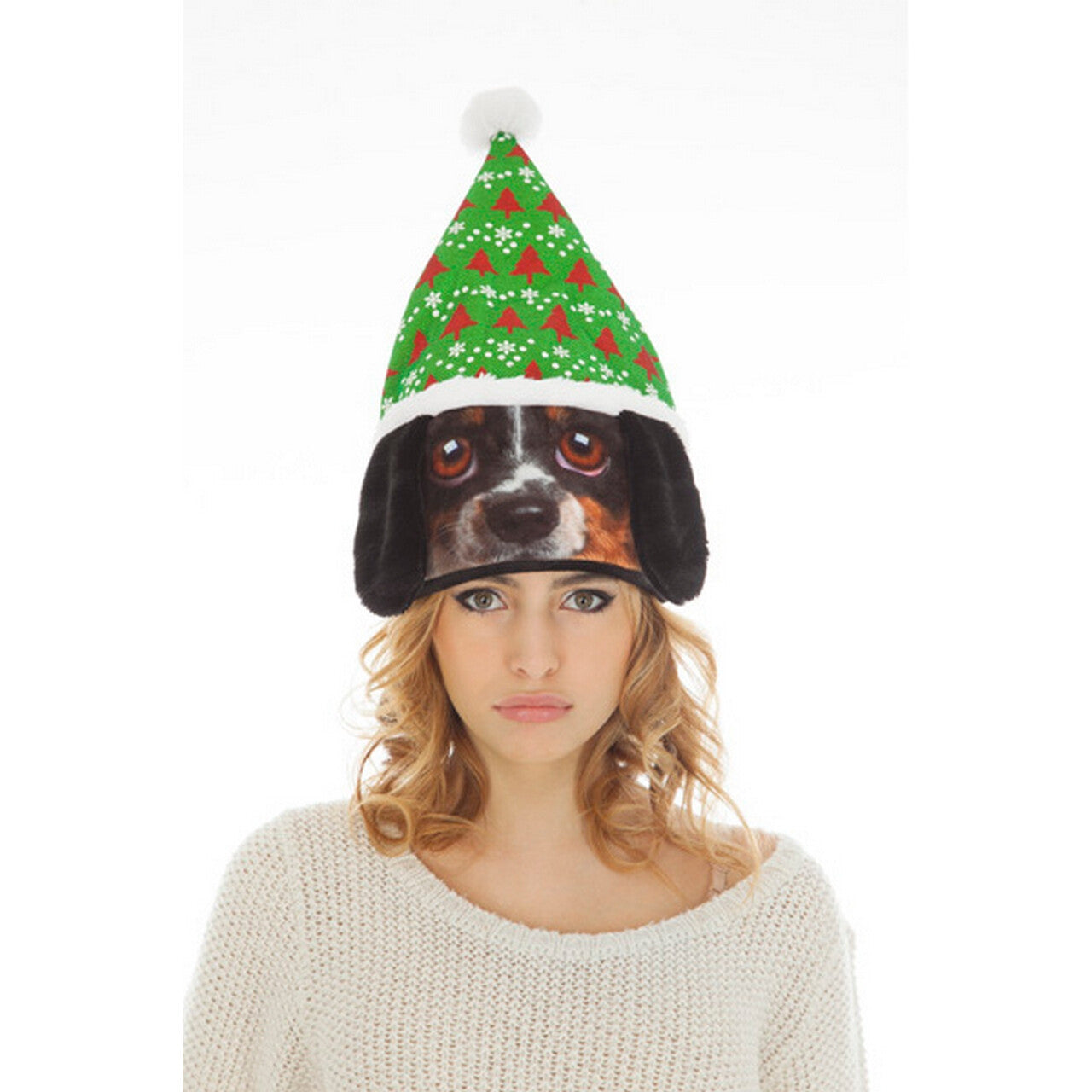 Op deze afbeelding zie je een Accessoires, van het merk Chaks. Xmas Doggy Style Muts