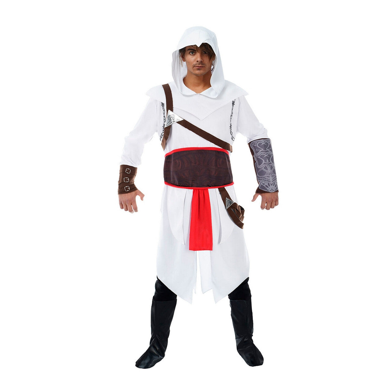 Op deze afbeelding zie je een Kostuums, van het merk Chaks. Altair Assassins Creed Man Kostuum