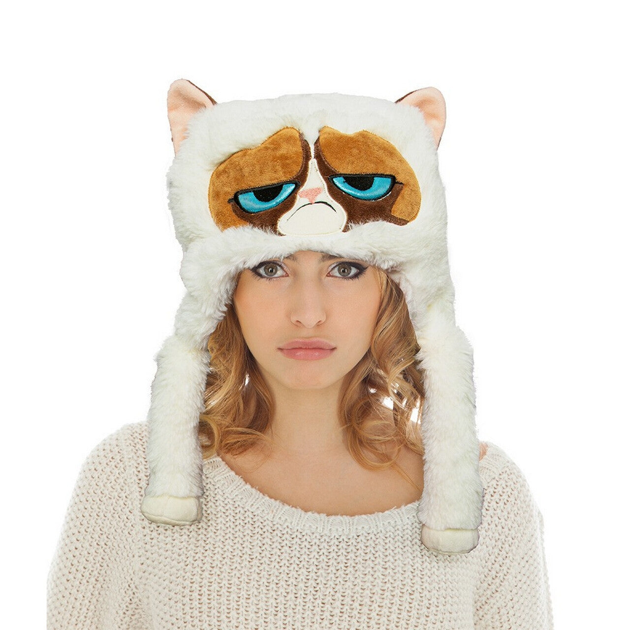 Op deze afbeelding zie je een Accessoires, van het merk Chaks. Grumpy Old Kat Muts