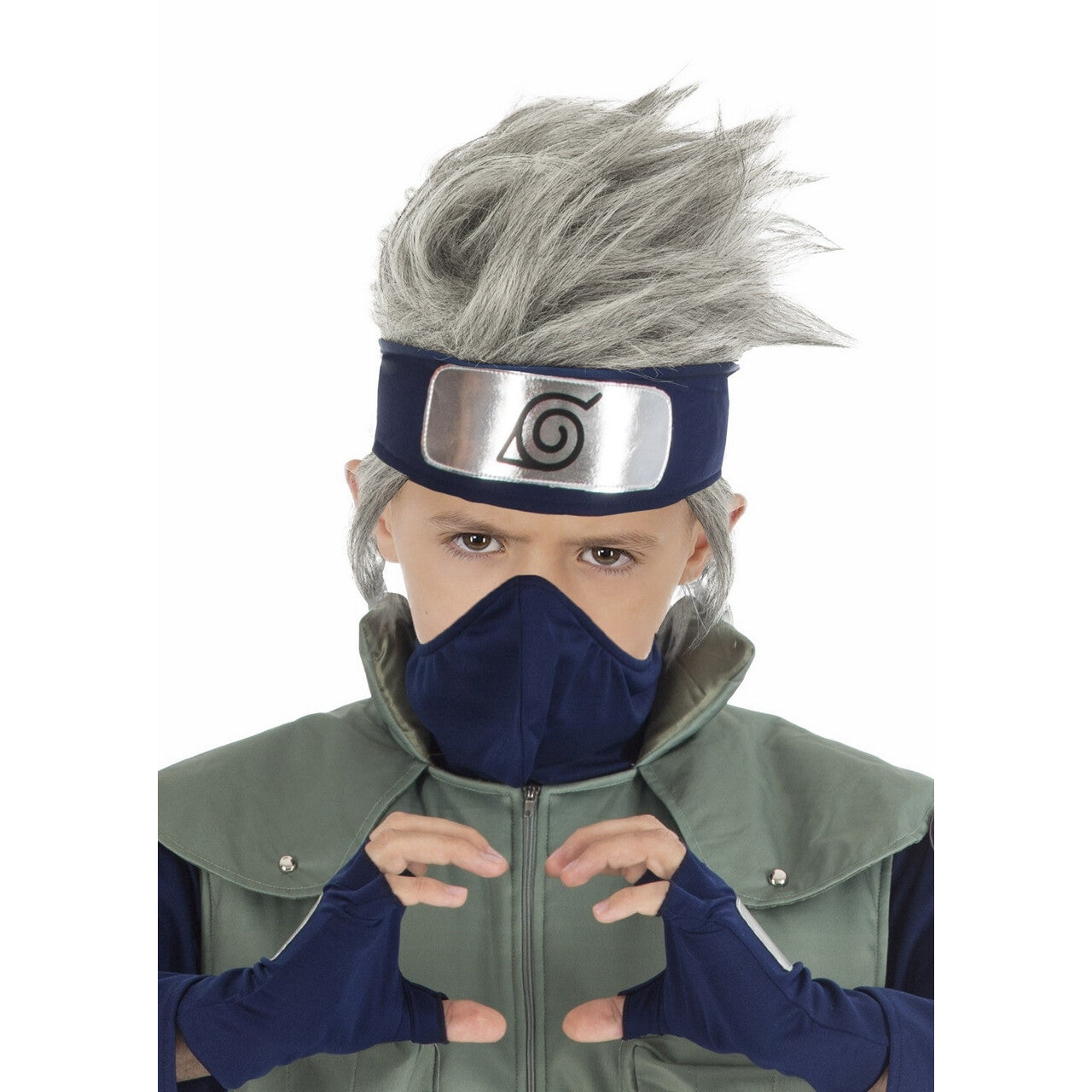 Op deze afbeelding zie je een Accessoires, van het merk Chaks. Pruik Kakashi Hatake Naruto