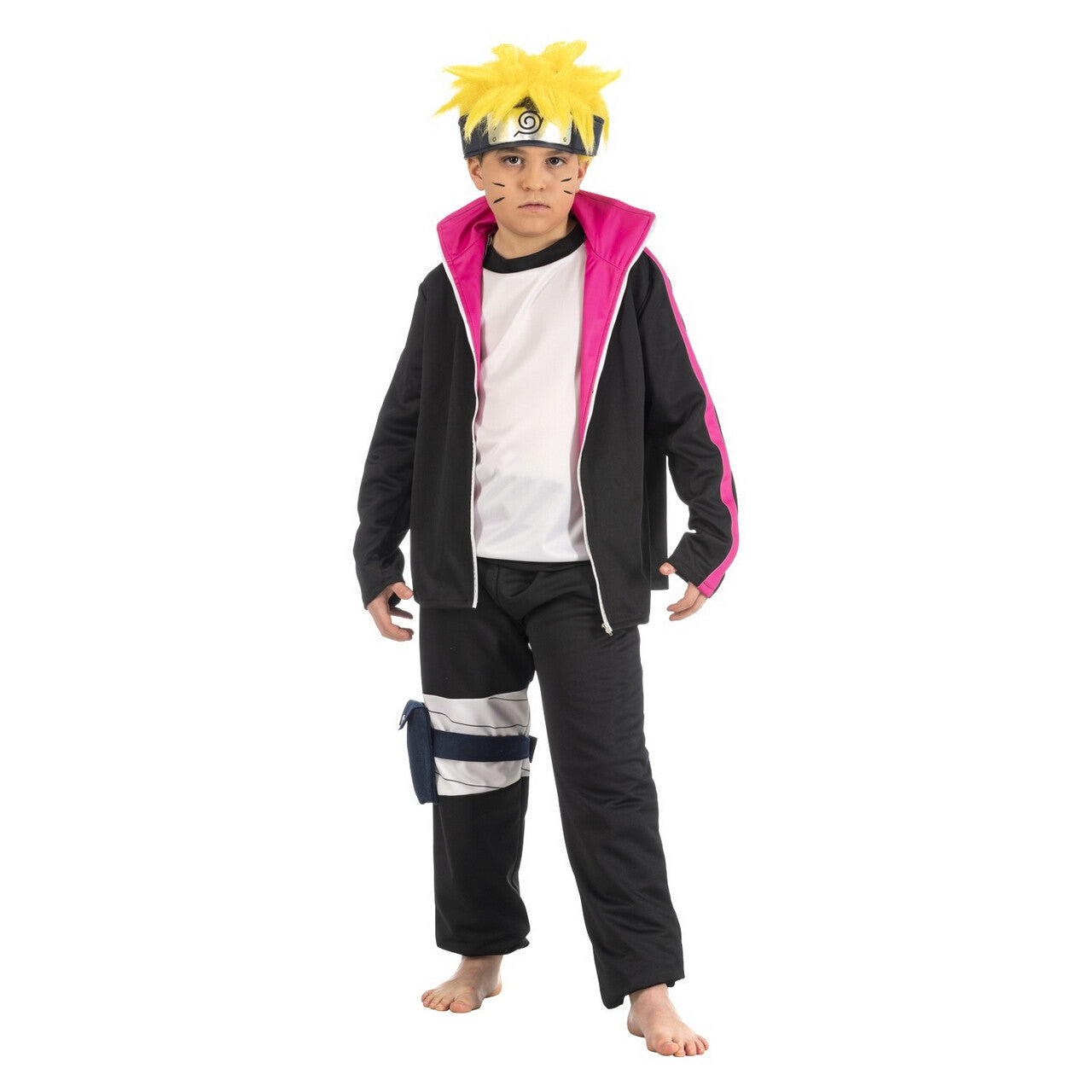 Op deze afbeelding zie je een Kostuums, van het merk Chaks. Boruto Uzumaki Ninja Strijder Kind Kostuum