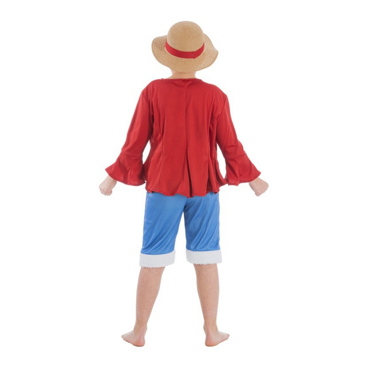 Op deze afbeelding zie je een Kostuums, van het merk Chaks. Straw Hat Monkey D Luffy Jongen Kostuum