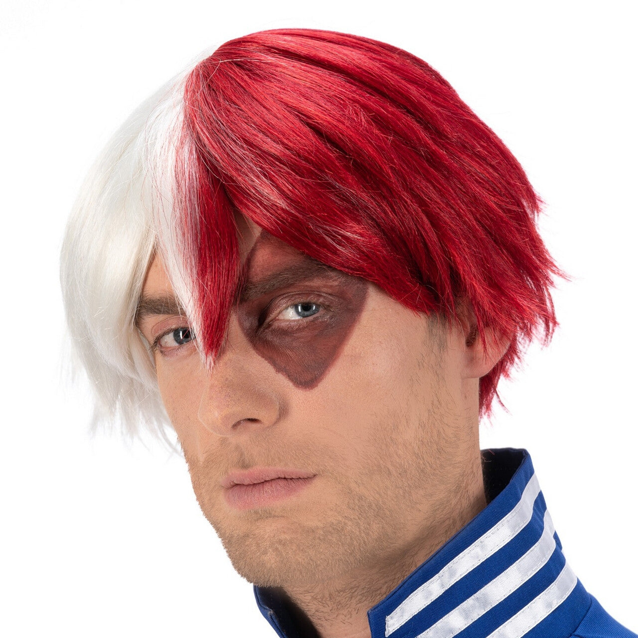 Op deze afbeelding zie je een Accessoires, van het merk Chaks. Shoto Todoroki Pruik My Hero Academia