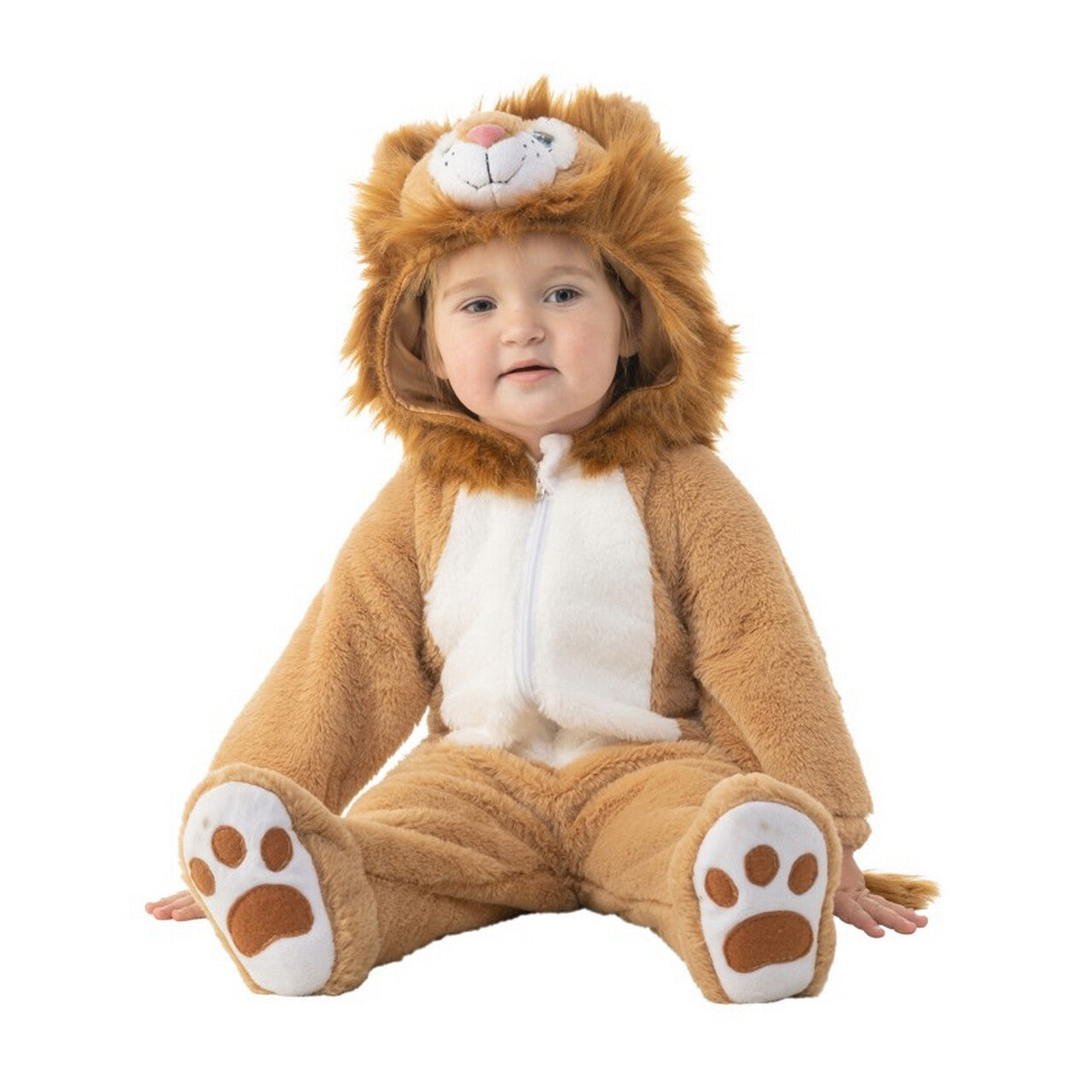 Op deze afbeelding zie je een Kostuums, van het merk Chaks. Baby Leeuw Woar Kind Kostuum