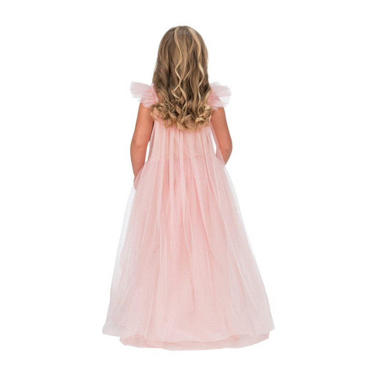 Op deze afbeelding zie je een Kostuums, van het merk Chaks. Princess Rosalia Van Glitterfestijn Meisje Kostuum