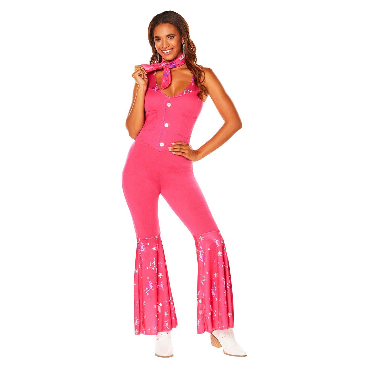 Op deze afbeelding zie je een Kostuums, van het merk Chaks. Barbie Western Star Vrouw Kostuum
