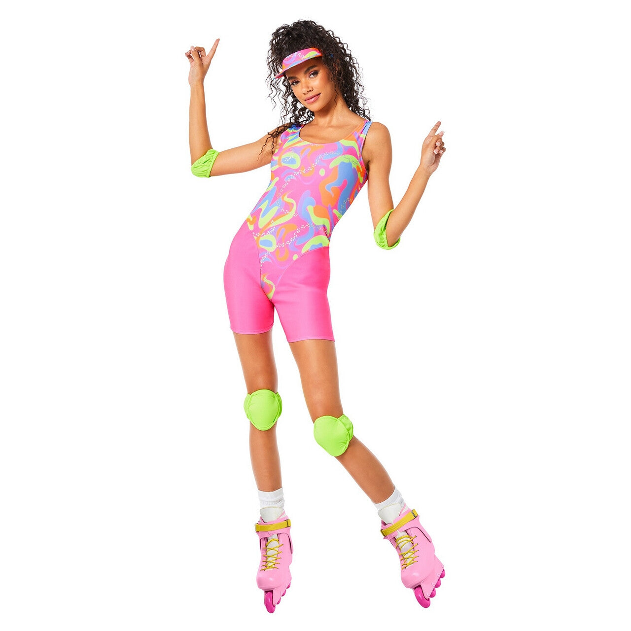 Op deze afbeelding zie je een Kostuums, van het merk Chaks. Barbie Rollerblade Babe Vrouw Kostuum