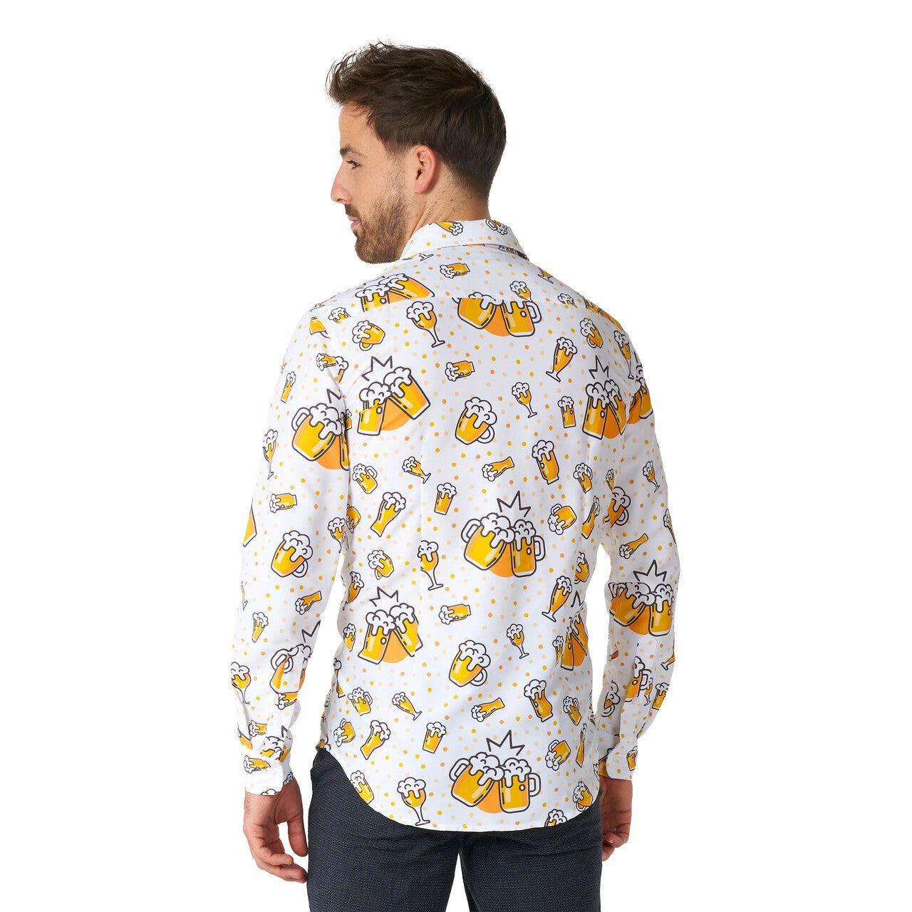 Op deze afbeelding zie je een Kostuums, van het merk Suitmeister. Schuimend Bier Blouse Man